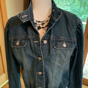 Old Navy jean jacket with bling